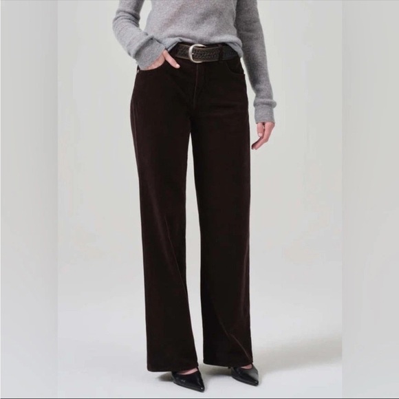 Citizens Of Humanity Annina Corduroy Pants in Clove Size 26 New With Tags - Picture 2 of 7